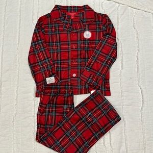 NWT, Toddlers 2 Piece Plaid Pajama Set 2-3T